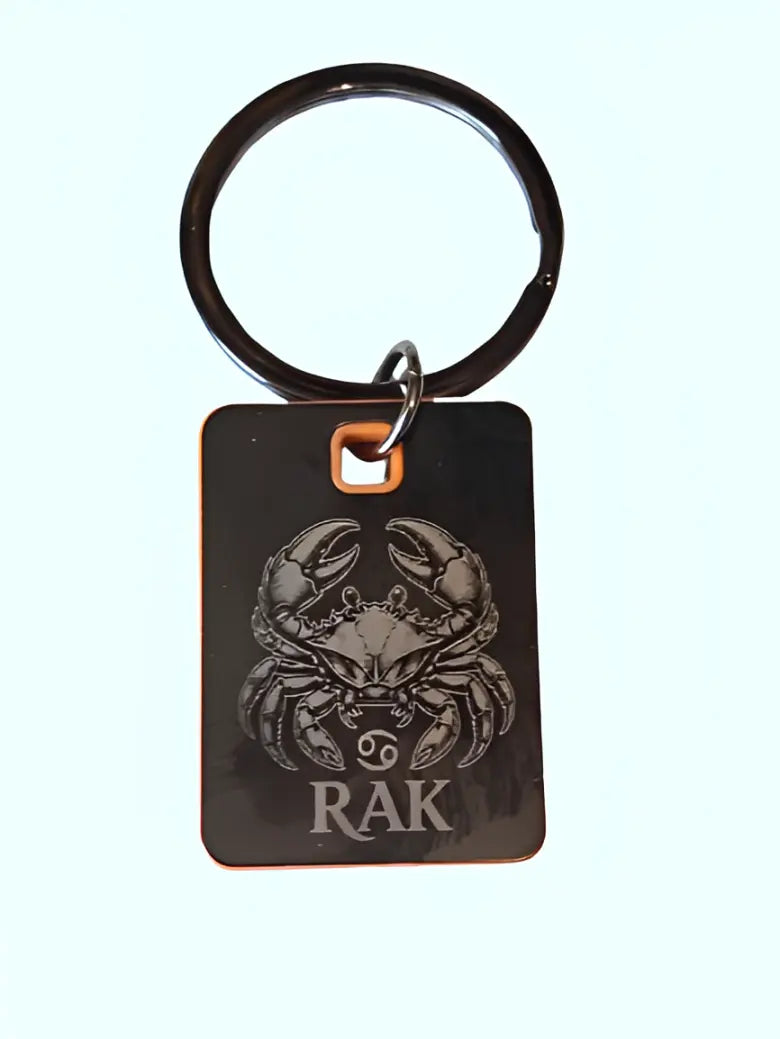 Personaliziran horoskop obesek Rak z gravuro