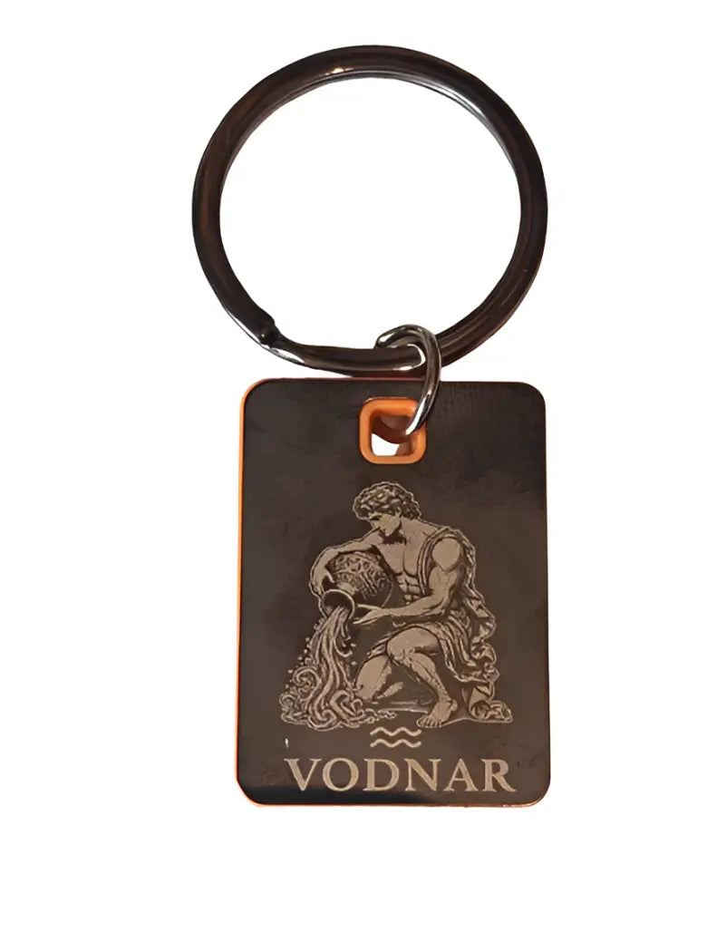  horoskop obesek Vodnar z gravuro Personaliziran