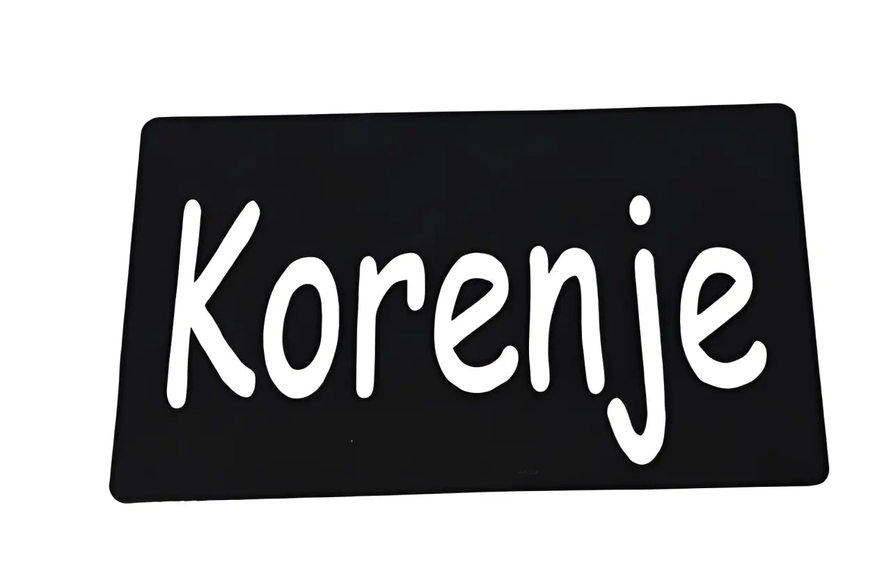 vrtna tablica Korenje za označevanje posejanega korenja v visoki gredi ali na vrtu.