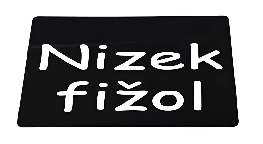vrtna tablica Nizek fižol za označevanje fižola v visoki gredi ali vrtu.