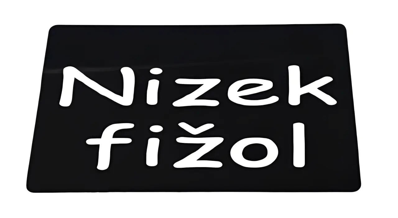 vrtna tablica Nizek fižol za označevanje fižola v visoki gredi ali vrtu.
