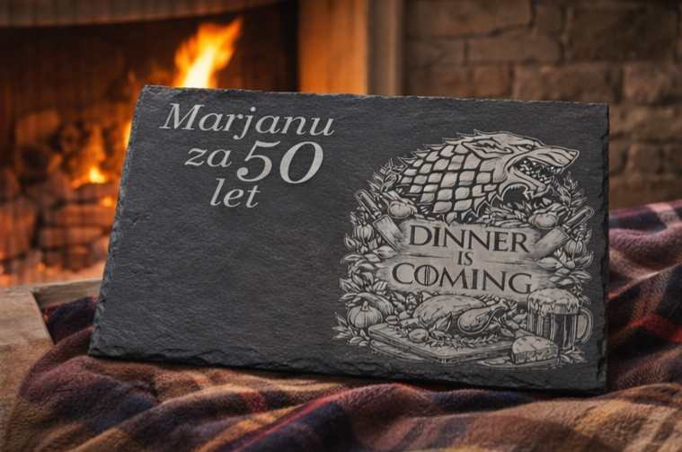 servirna deska z gravuro po naročilu,